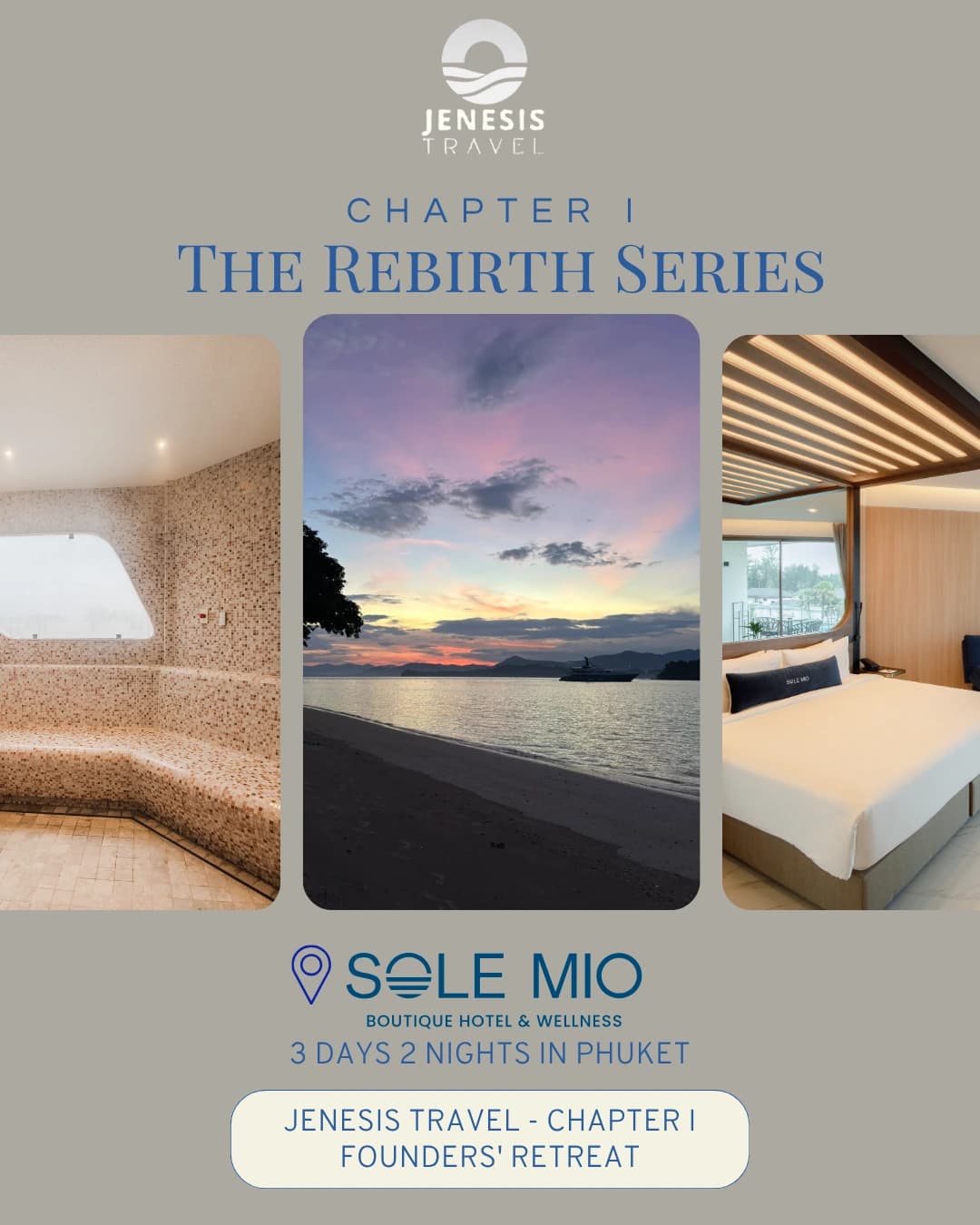 Wellness retreat setting in Thailand with tropical surroundings