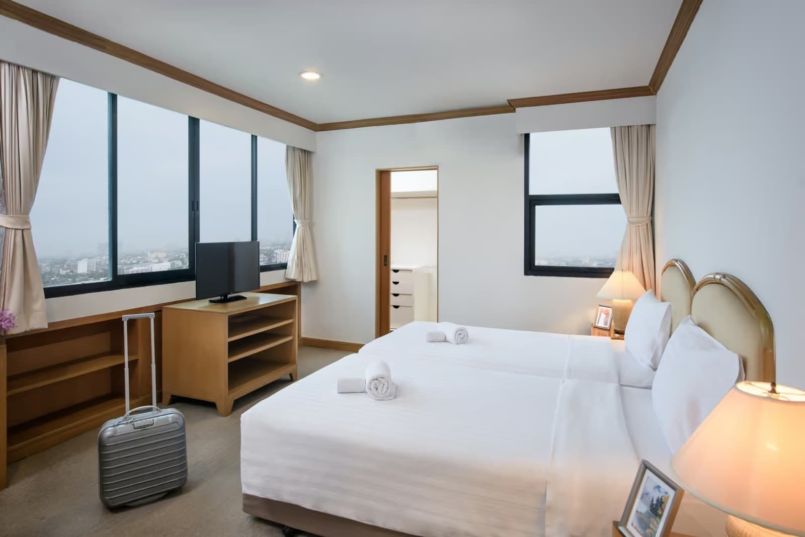 Master bedroom in 2 Bedroom at Riverine Place