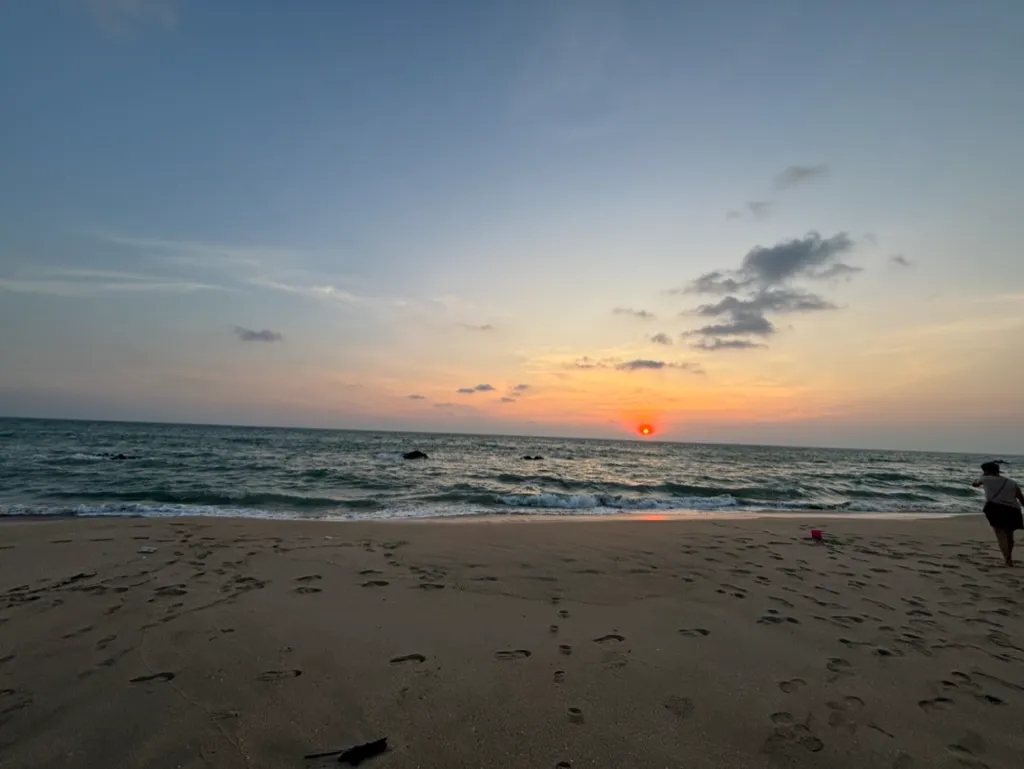 Thailand beach sunset